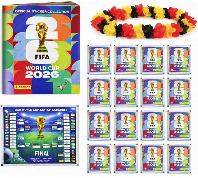 Panini FIFA World Cup 2026 Sticker-Album + Stickertüten Set
